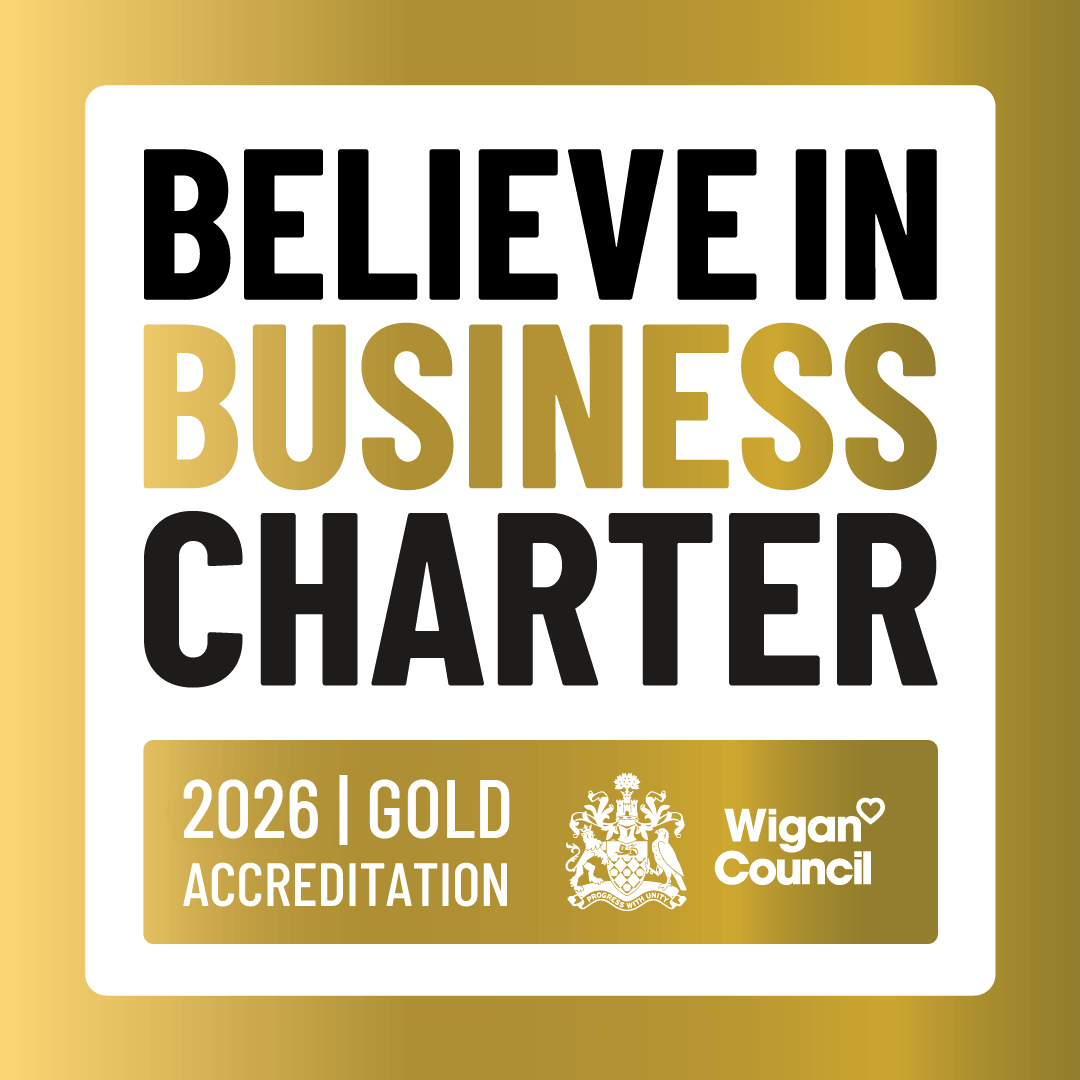 Believe in Business Charter - Wigan Council - Gold Award