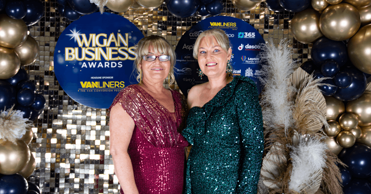 Nichola Howard and Jo Leigh, organisers of the Wigan Business Awards