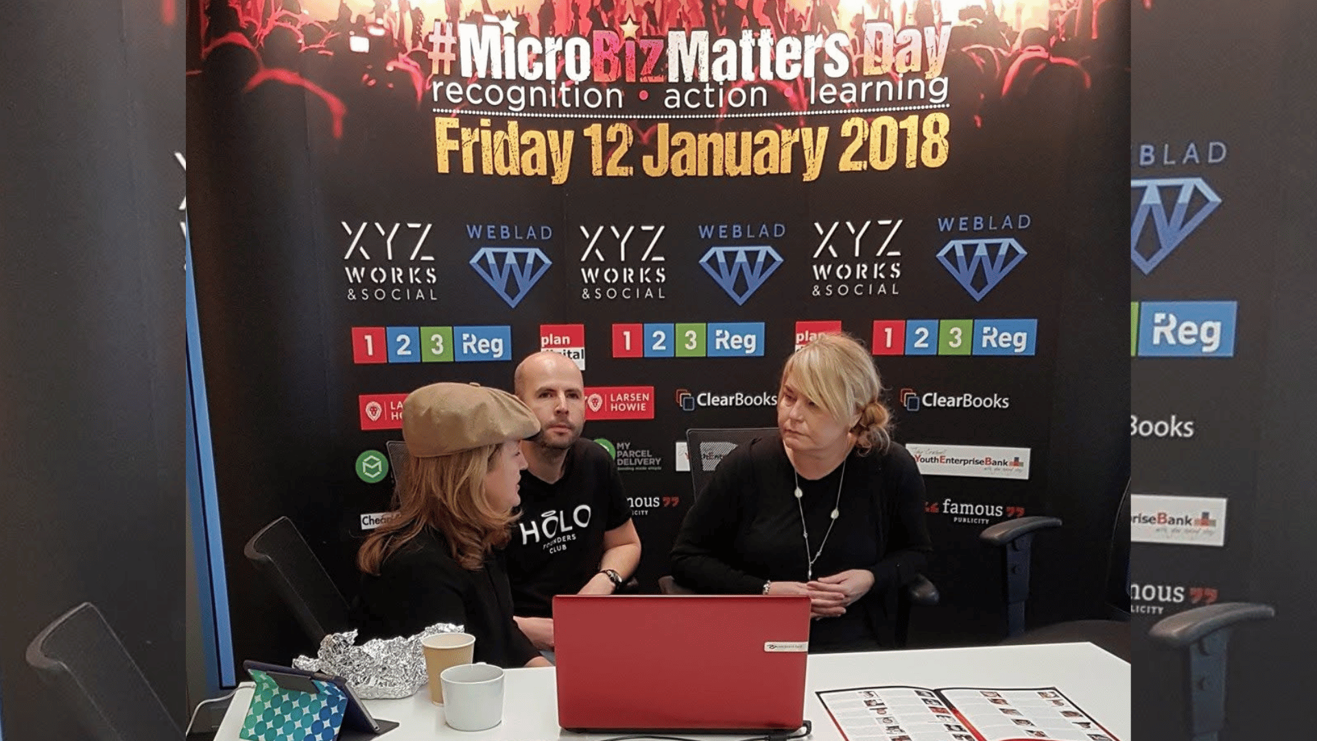 Nichola Howard talking at Micro Biz Matters day in 2018